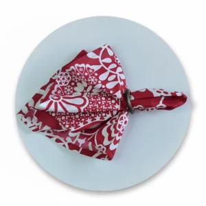 Servilletas Mandala Roja (Set de 4)